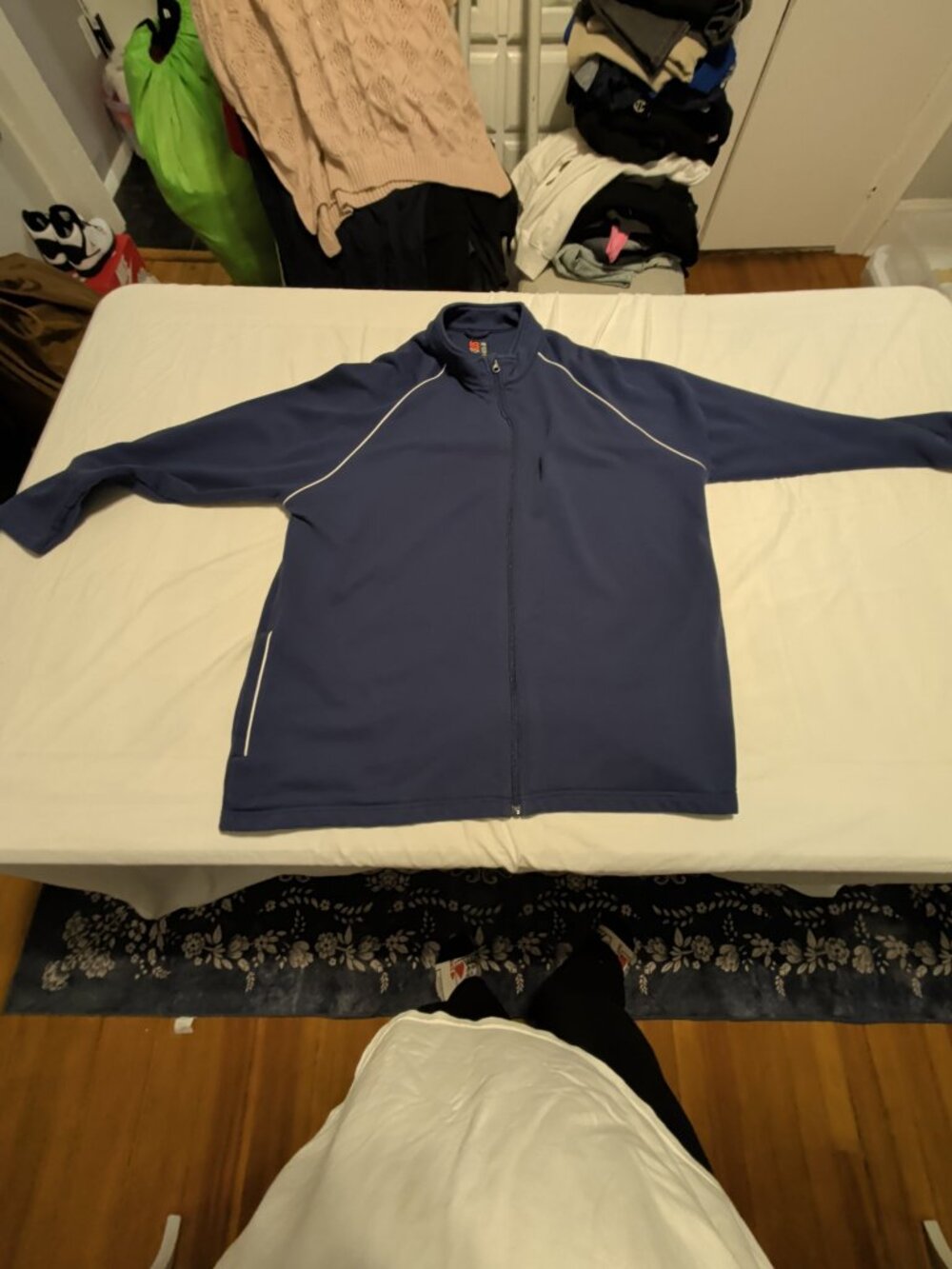 Society of One DXL Men's 3XL Navy Track Suit Set — Jacket + Pants